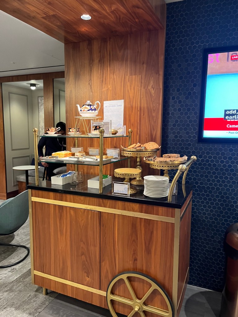 Flying Business review the American Express Centurion Lounge in London Heathrow's Terminal 3.